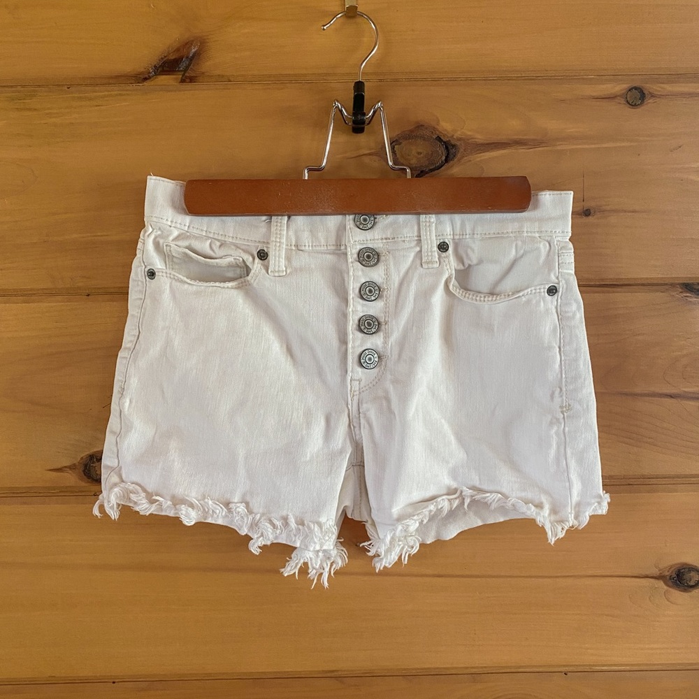 Mudd white denim shorts